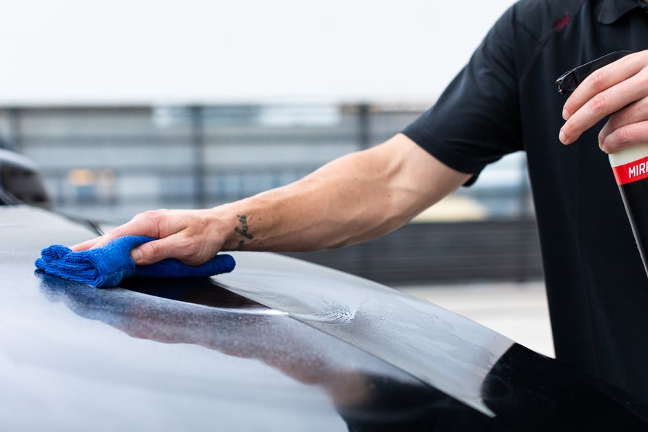 Application of ceramic coating for paint protection